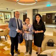 Meeting with Ambassador of the Republic of Estonia and Sylvia Sumarlin, the Chief Executive Officer, PT. Xirka Dama Persada, St. Regis, December 18, 2024